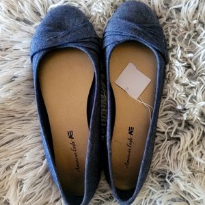 American Eagle Denim Flats